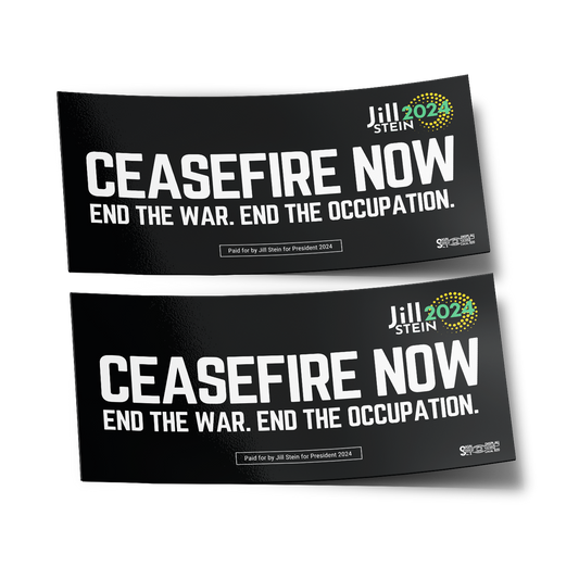 Ceasefire Bumper Sticker Set